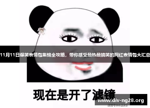 11月11日爆笑表情包集锦全攻略，带你感受最热最搞笑的网红表情包大汇总