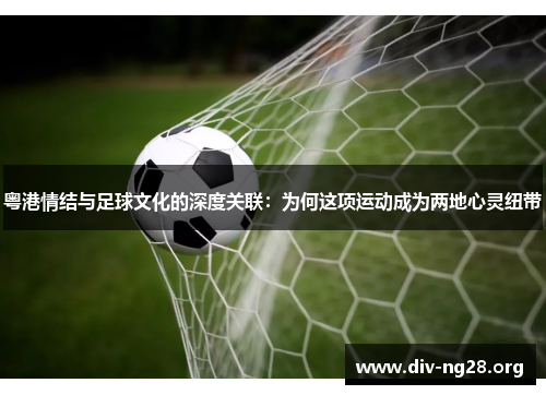 粤港情结与足球文化的深度关联：为何这项运动成为两地心灵纽带